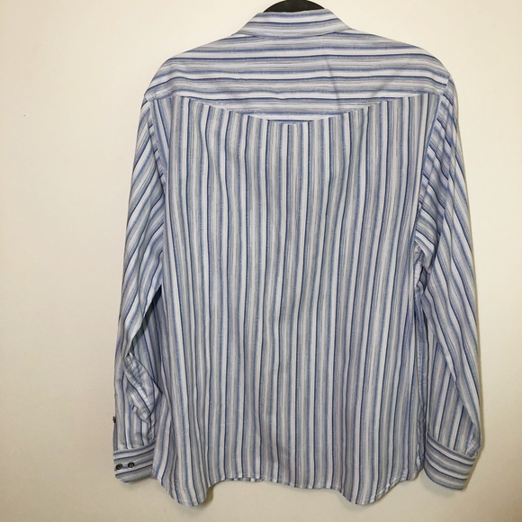 Tommy Bahama- Island Crafted Stripe Button UP - Picture 4 of 5